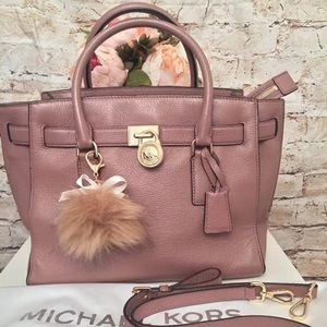 Michael Kors Dusty Rose Hamilton Satchel